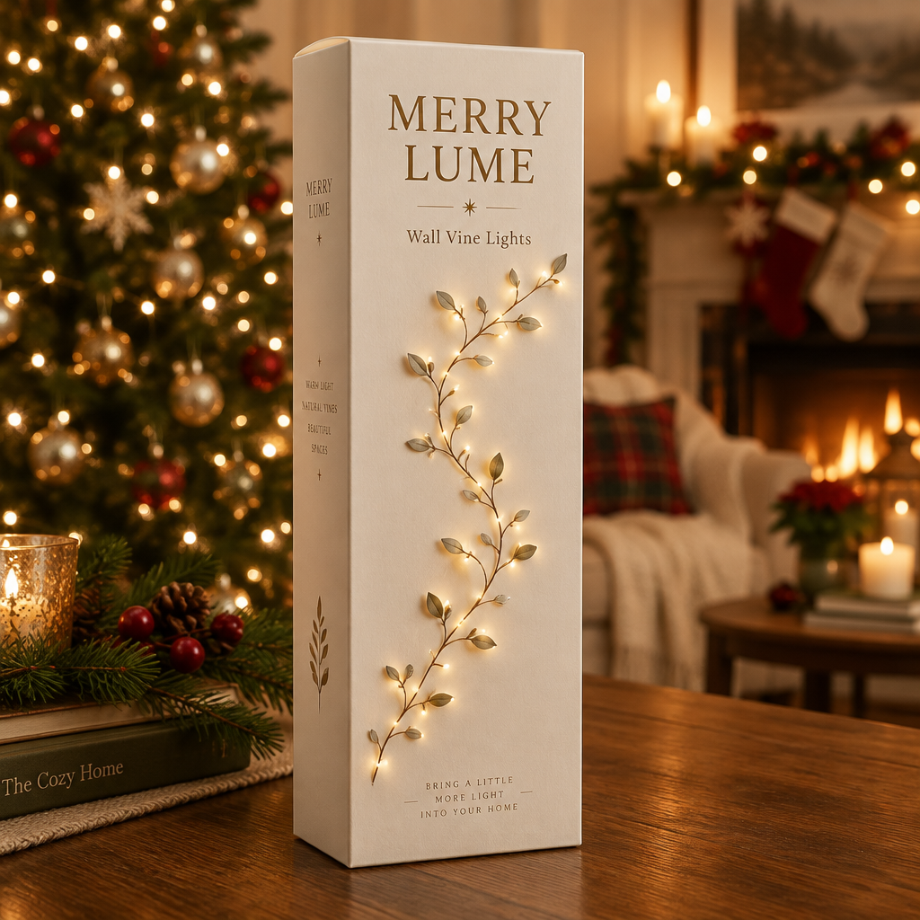 Merry Lume wall vine lights gift box